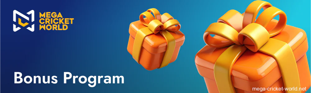 Mega Cricket World bonus offers