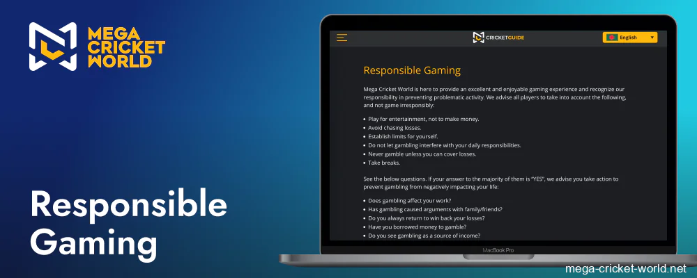 MCW Responsible Gambling Tools